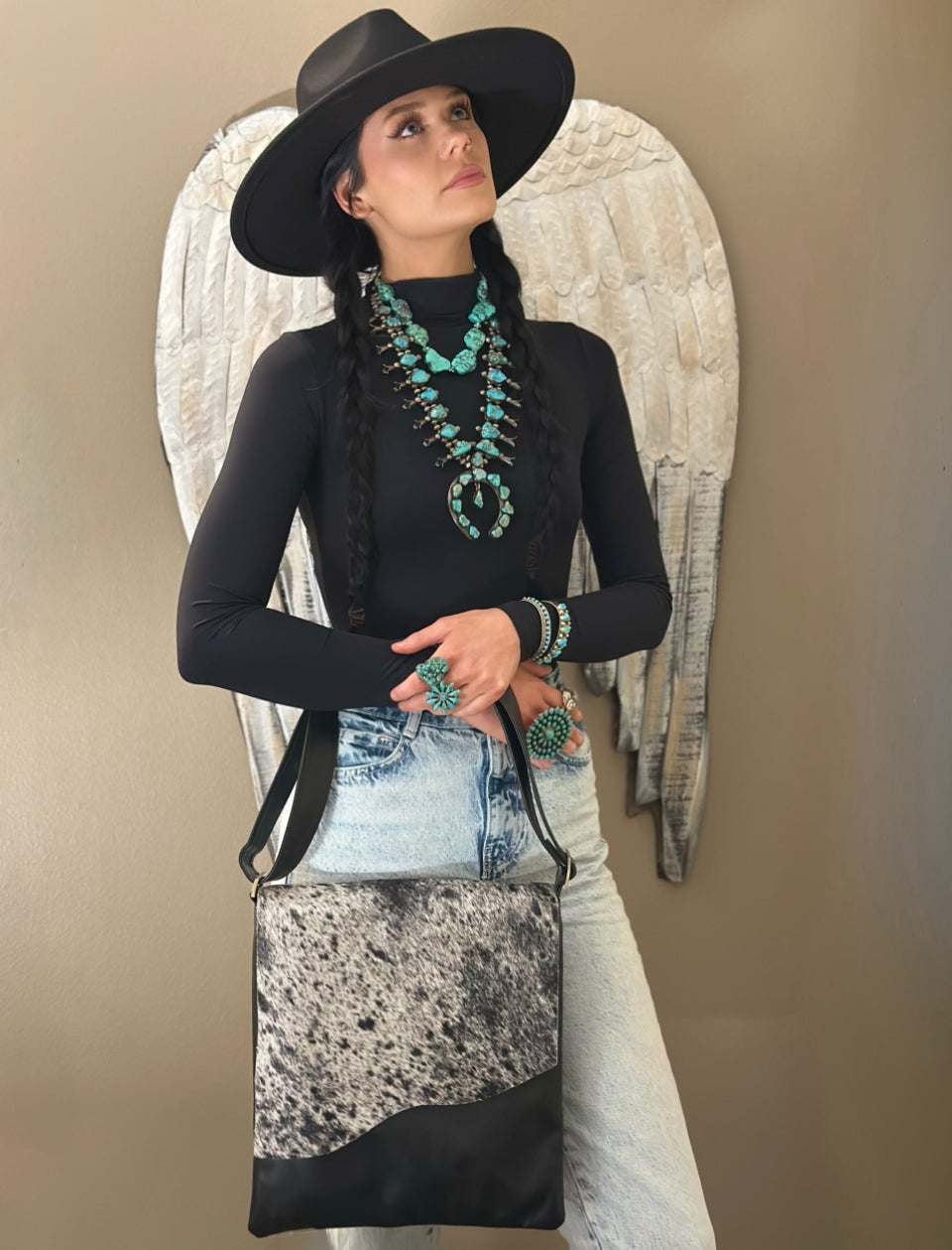 Midnight Mesa Flap Bag