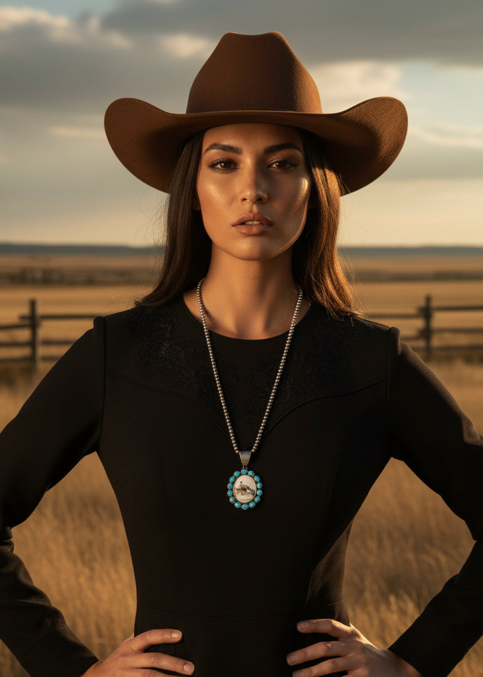 Rodeo Ghost Necklace