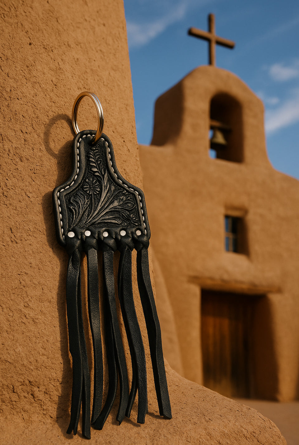 Santa Fe Spirit Fringe Keychain