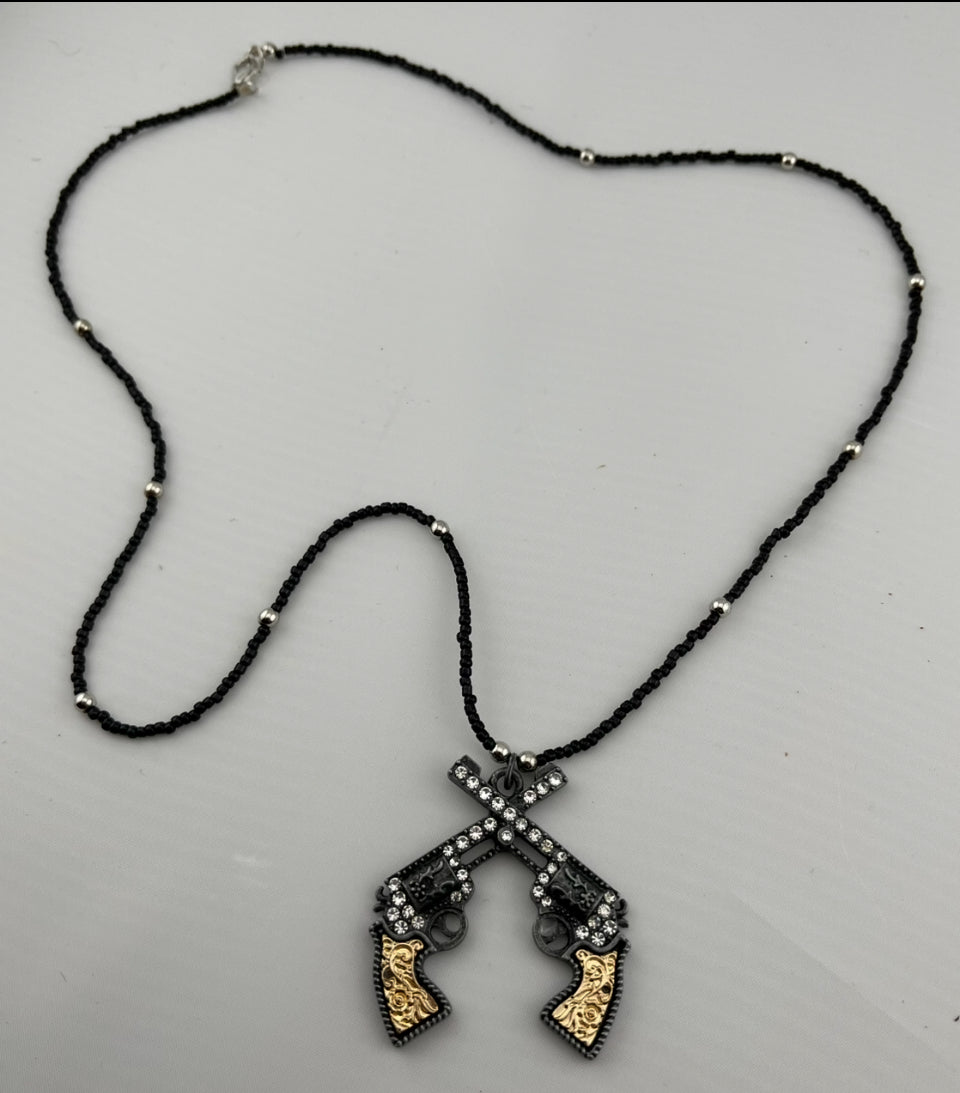 Six Shooter Soul Necklace